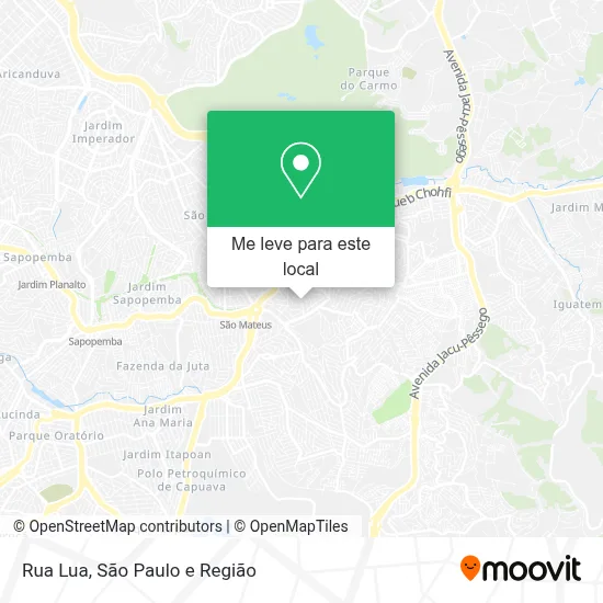 Rua Lua mapa