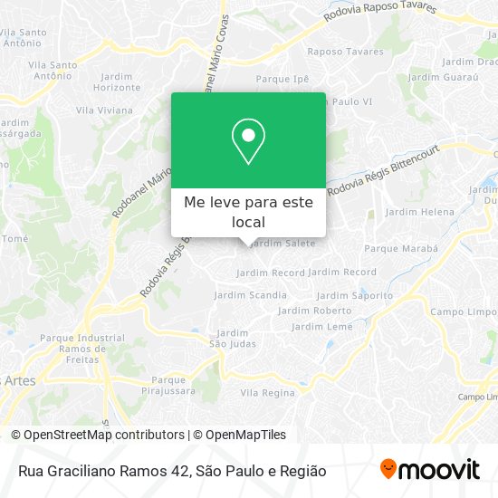 Rua Graciliano Ramos 42 mapa