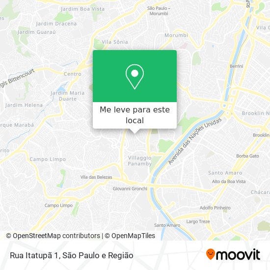 Rua Itatupã 1 mapa