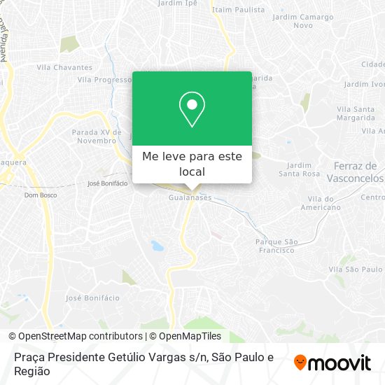 Praça Presidente Getúlio Vargas s / n mapa
