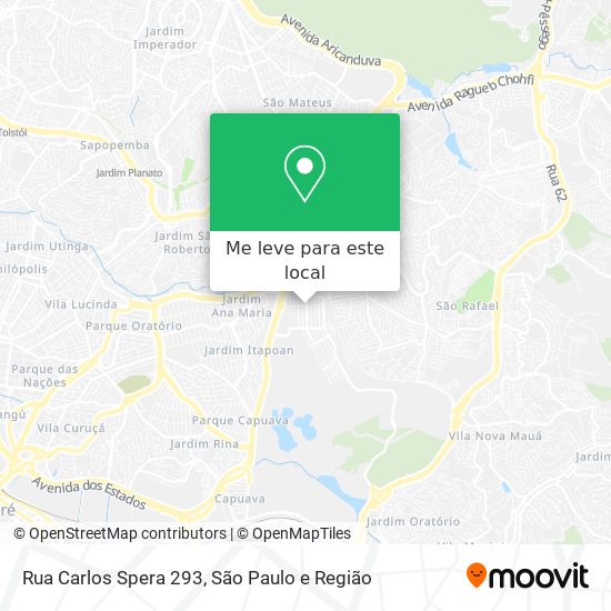 Rua Carlos Spera 293 mapa