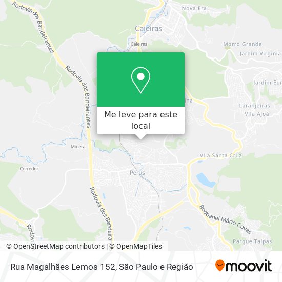 Rua Magalhães Lemos 152 mapa