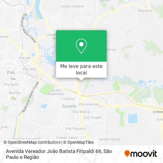 Avenida Vereador João Batista Fitipaldi 66 mapa