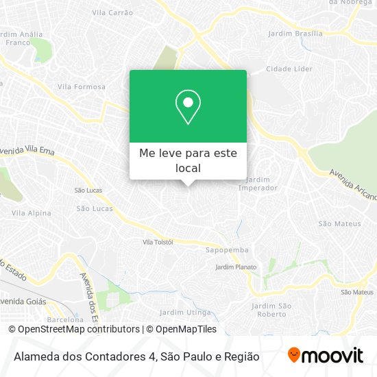 Alameda dos Contadores 4 mapa