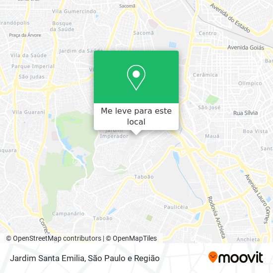 Jardim Santa Emilia mapa