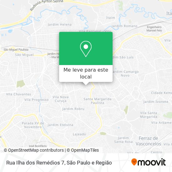 Rua Ilha dos Remédios 7 mapa