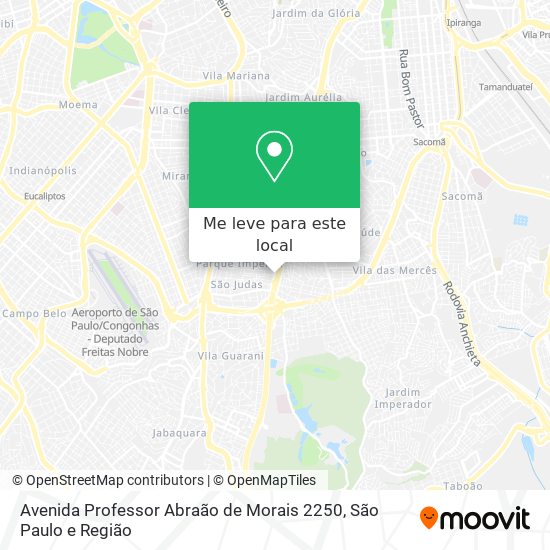 Avenida Professor Abraão de Morais 2250 mapa