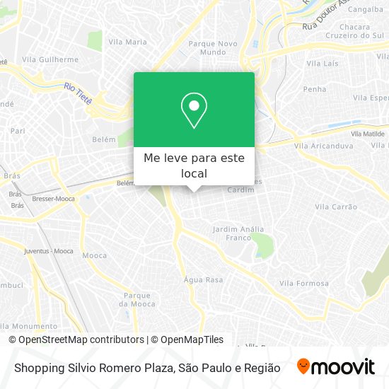 Shopping Silvio Romero Plaza mapa