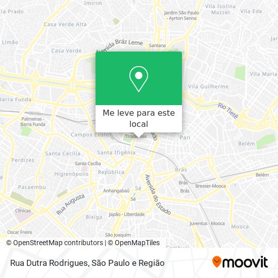 Rua Dutra Rodrigues mapa