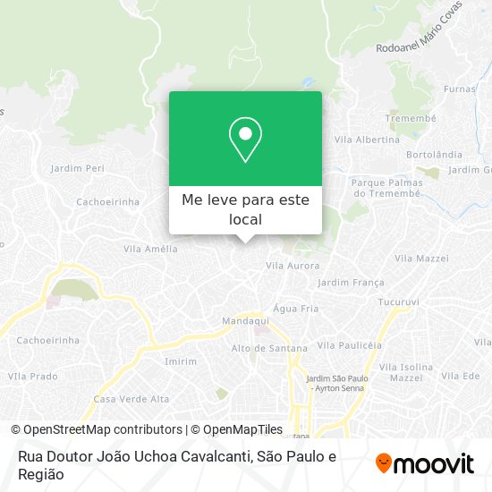 Rua Doutor João Uchoa Cavalcanti mapa