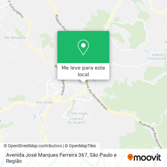 Avenida José Marques Ferreira 367 mapa