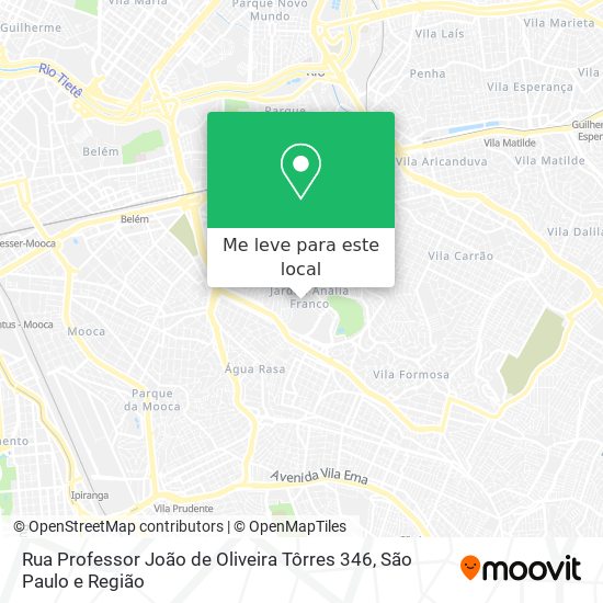 Rua Professor João de Oliveira Tôrres 346 mapa