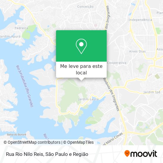 Rua Rio Nilo Reis mapa