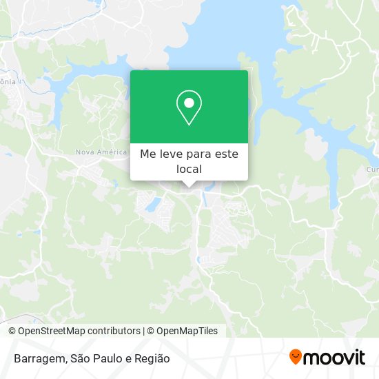 Barragem mapa