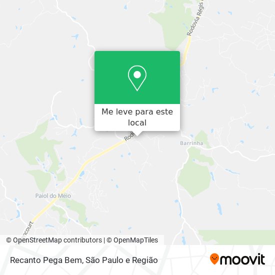 Recanto Pega Bem mapa