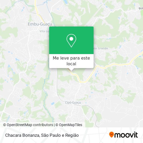 Chacara Bonanza mapa