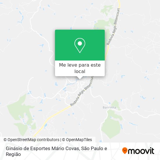 Ginásio de Esportes Mário Covas mapa