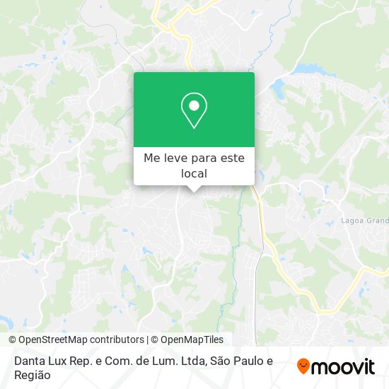 Danta Lux Rep. e Com. de Lum. Ltda mapa