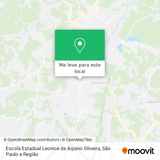 Escola Estadual Leonice de Aquino Oliveira mapa