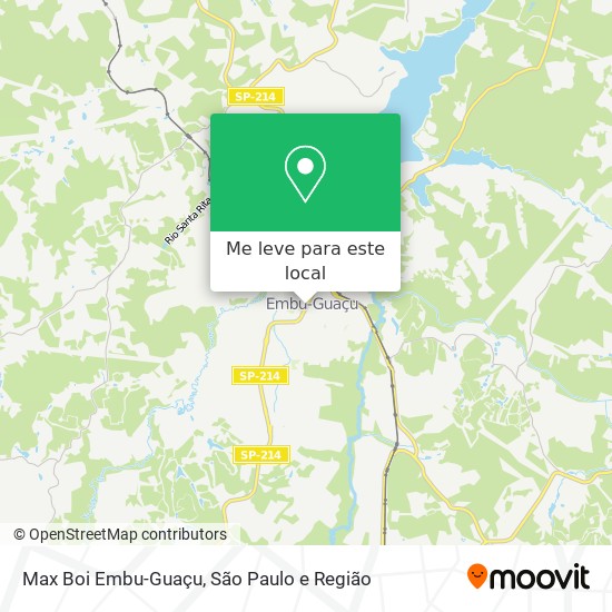 Max Boi Embu-Guaçu mapa