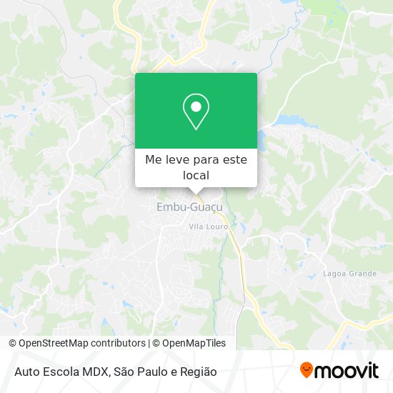 Auto Escola MDX mapa