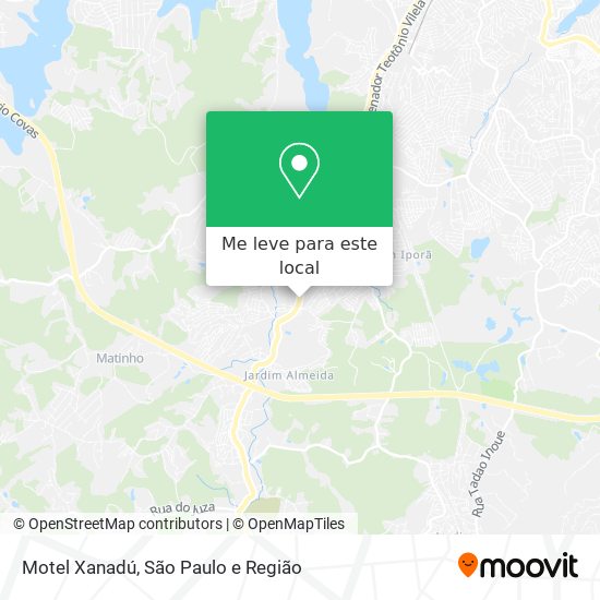 Motel Xanadú mapa