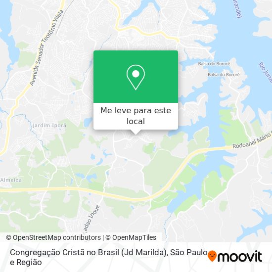 Congregação Cristã no Brasil (Jd Marilda) mapa