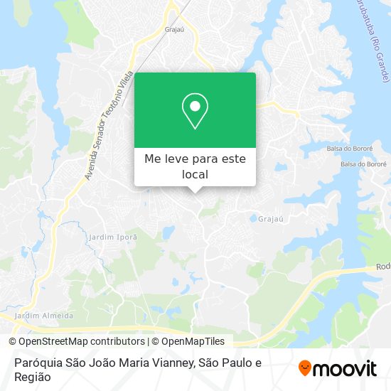 Paróquia São João Maria Vianney mapa