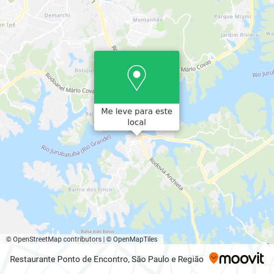 Restaurante Ponto de Encontro mapa