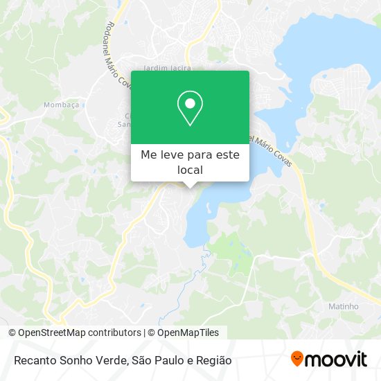 Recanto Sonho Verde mapa