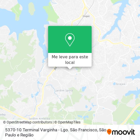 5370-10 Terminal Varginha - Lgo. São Francisco mapa