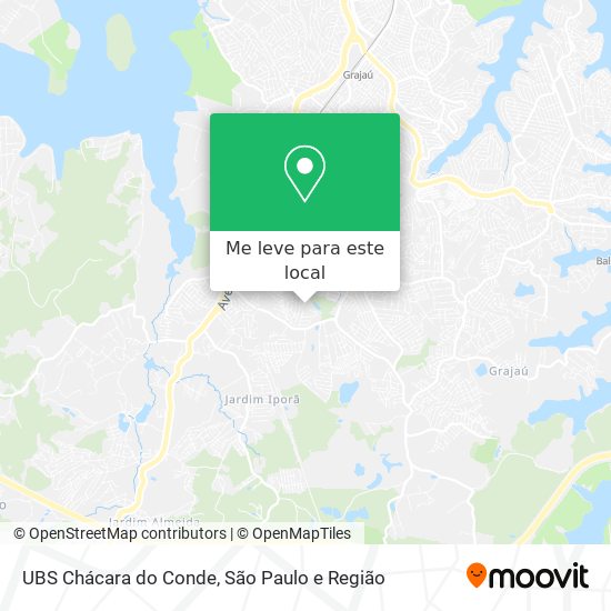 UBS Chácara do Conde mapa