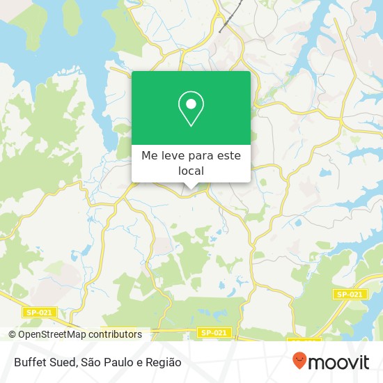 Buffet Sued mapa