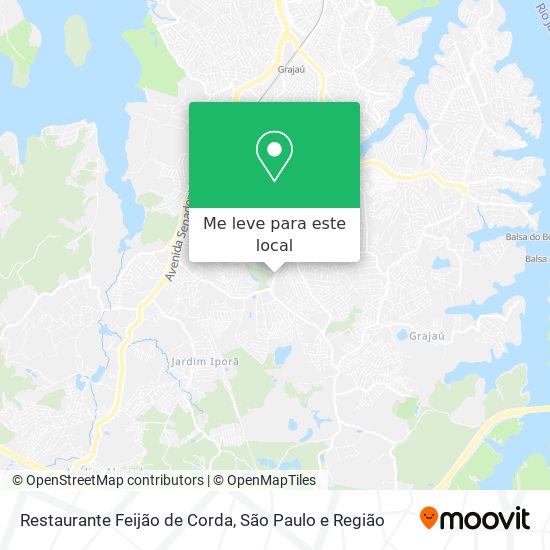 Restaurante Feijão de Corda mapa