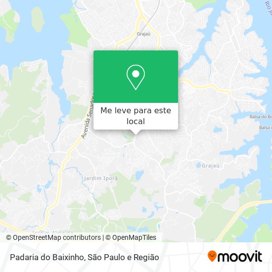 Padaria do Baixinho mapa