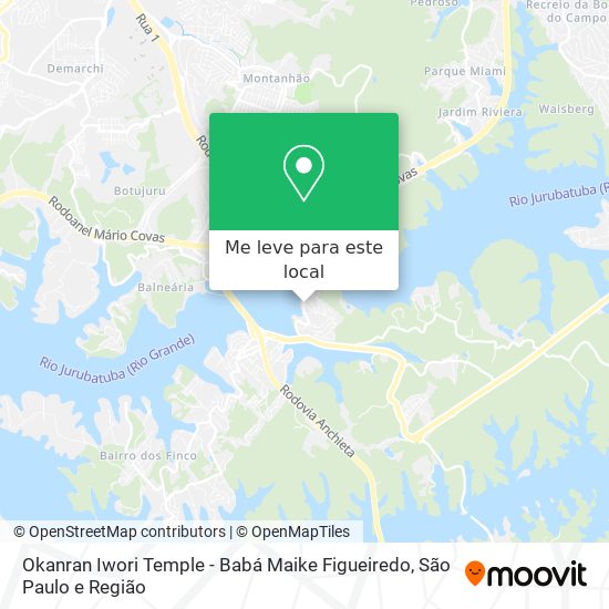 Okanran Iwori Temple - Babá Maike Figueiredo mapa
