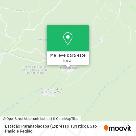 Estação Paranapiacaba (Expresso Turístico) mapa