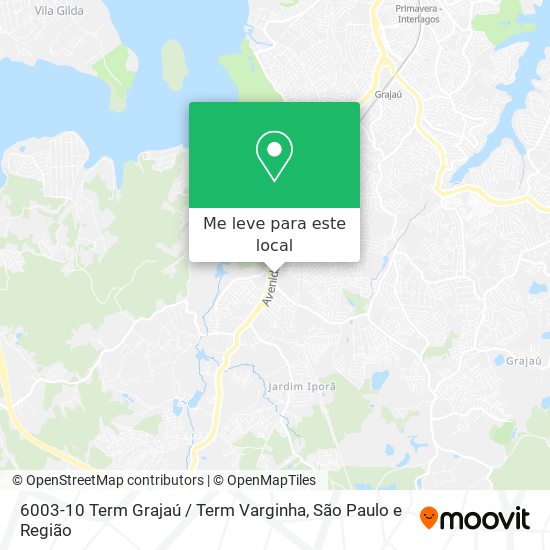 6003-10 Term Grajaú / Term Varginha mapa