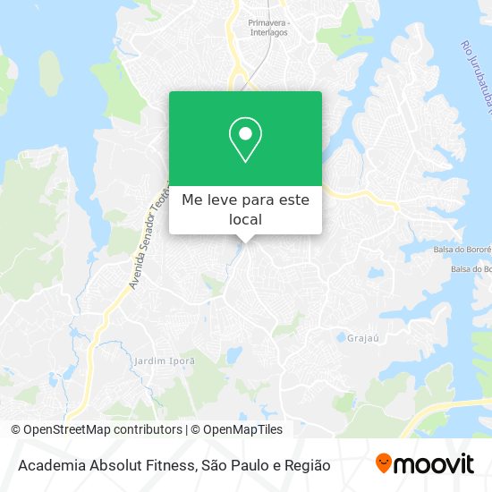 Academia Absolut Fitness mapa