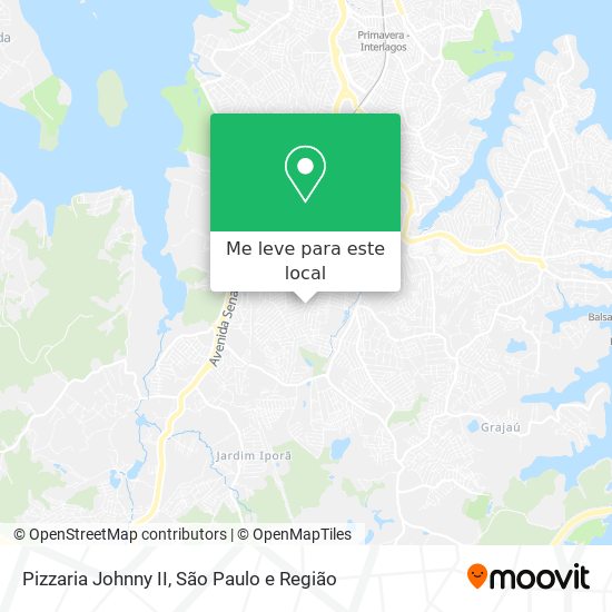 Pizzaria Johnny II mapa