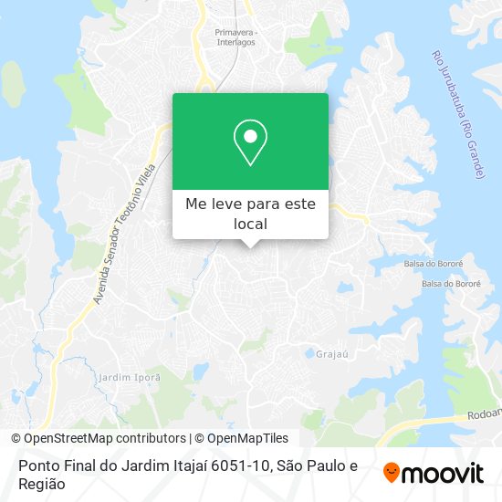 Ponto Final do Jardim Itajaí 6051-10 mapa
