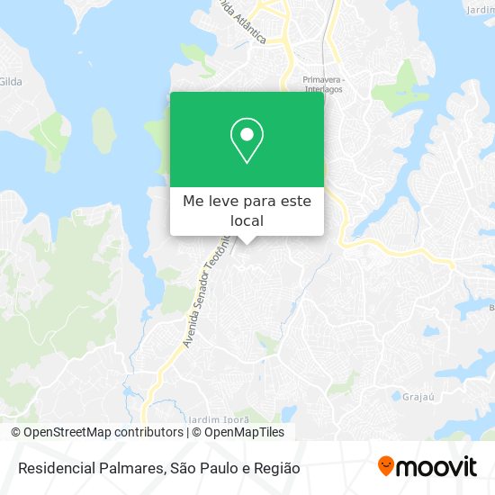 Residencial Palmares mapa