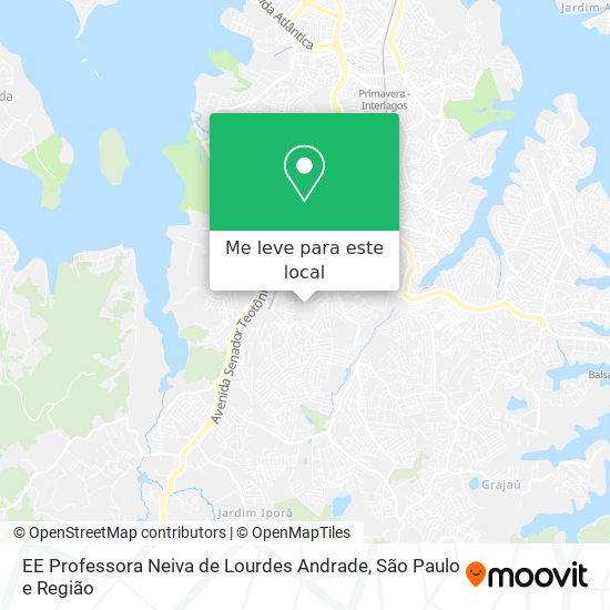 EE Professora Neiva de Lourdes Andrade mapa