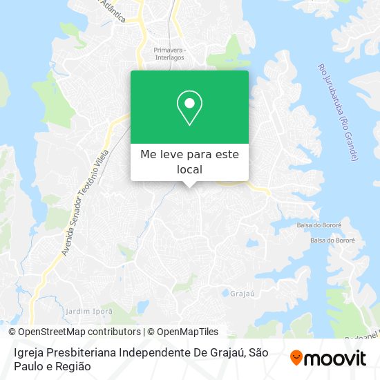 Igreja Presbiteriana Independente De Grajaú mapa