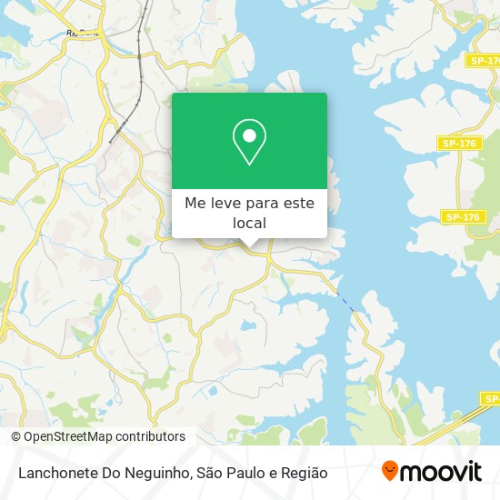 Lanchonete Do Neguinho mapa