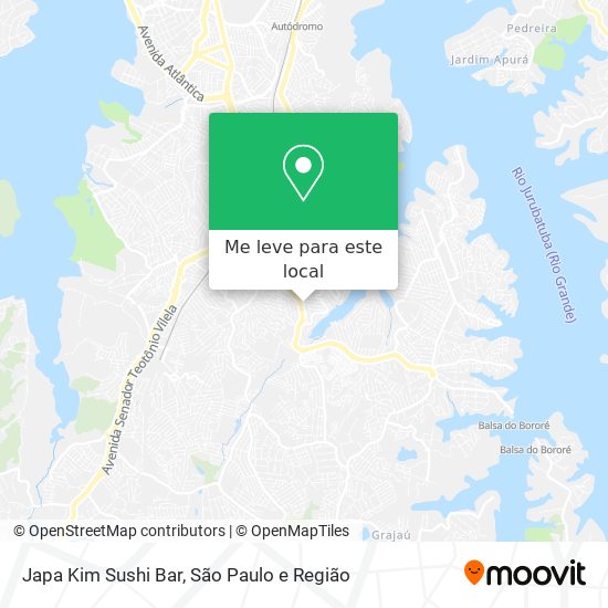 Japa Kim Sushi Bar mapa