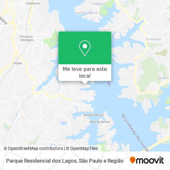 Parque Residencial dos Lagos mapa