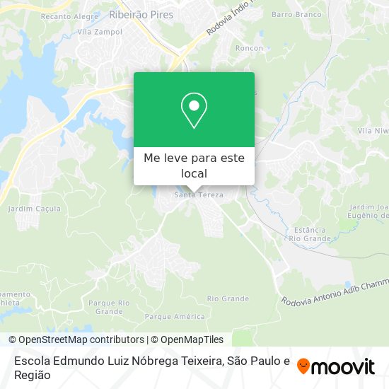 Escola Edmundo Luiz Nóbrega Teixeira mapa
