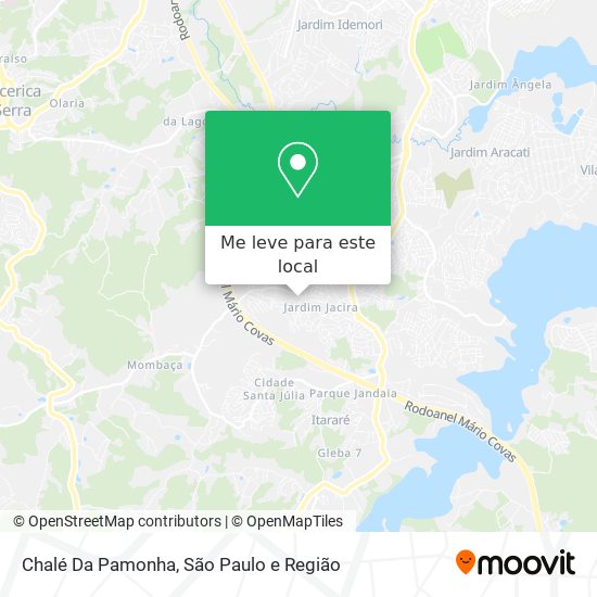 Chalé Da Pamonha mapa