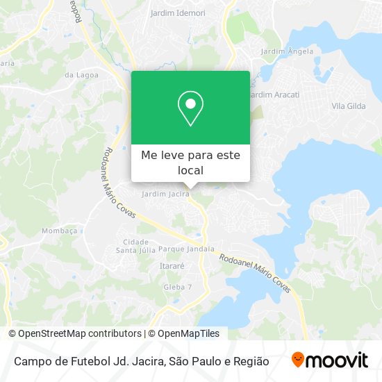 Campo de Futebol Jd. Jacira mapa